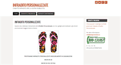 Desktop Screenshot of infradito-personalizzate.com